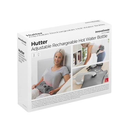 Adjustable refillable hot water bottle Hutter InnovaGoods Grey 400 W