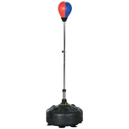 Adjustable standing punching bag 147-165 cm, Black