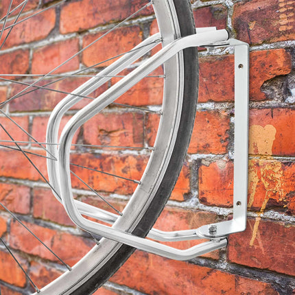 Adjustable wall bike stand