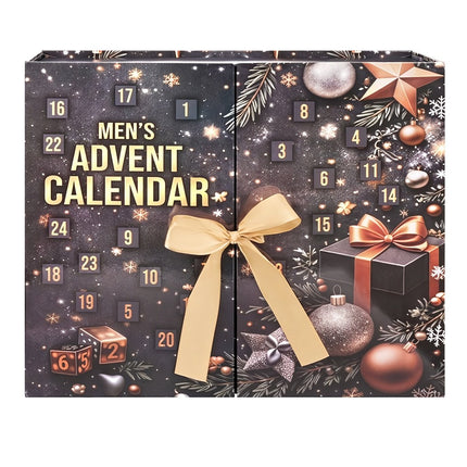 Advent Calendar for Men 2026 with 24 Gadget Gifts, Numbered Boxes, Black