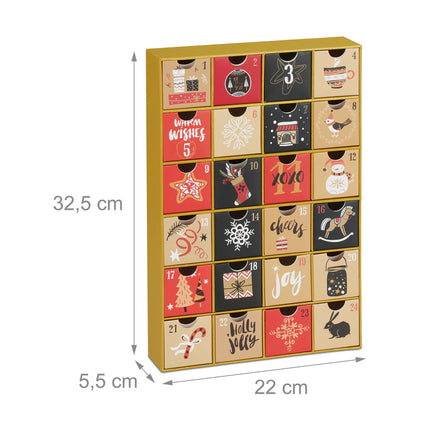Advent calendar to fill