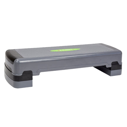 Aerobic Step Platform, Adjustable Height, Gray-Black