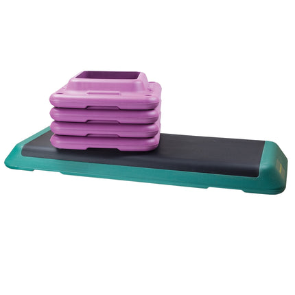 Aerobic Step Platform, Adjustable Height, Non-Slip Surface