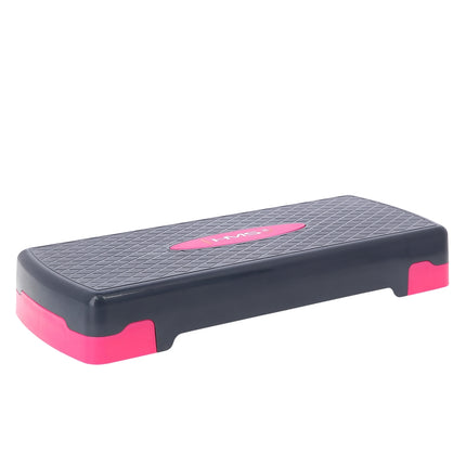 Aerobic Step Platform, Pink/Grey, Adjustable Height