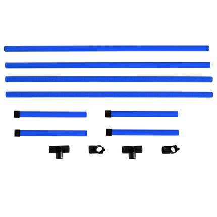 Dog Agility Training Set - 4 blue plastic fences