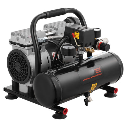 Air Compressor, 1 Gallon, Oil-Free, 1HP, 120 PSI, 68 dB