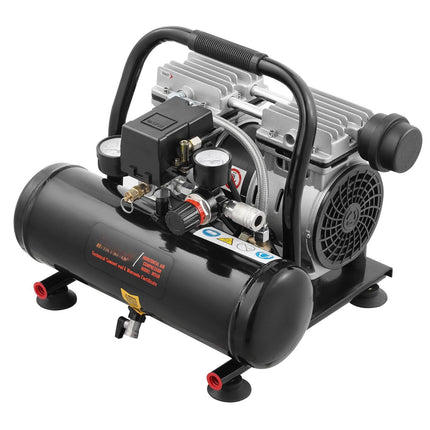 Air Compressor, 1 Gallon, Oil-Free, 1HP, 120 PSI, 68 dB