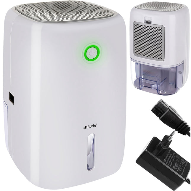 Air Dehumidifier, Compact & Quiet, 800ml Tank