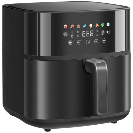 Air Fryer, 8L, 8 Programs, LED Screen, Black
