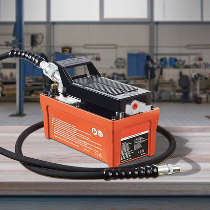 Air Hydraulic Pump, Foot Pedal, 10,000 PSI, 2m Hose