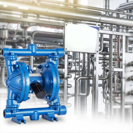 Air-Operated Double Diaphragm Pump, 1/2 in Ports, 3 GPM