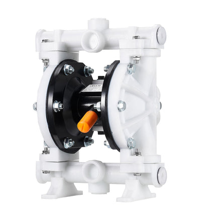Air Operated Double Diaphragm Pump, 17 L/min, PP Body