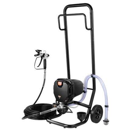 Airless Paint Sprayer, 750W 3000 PSI, Cart