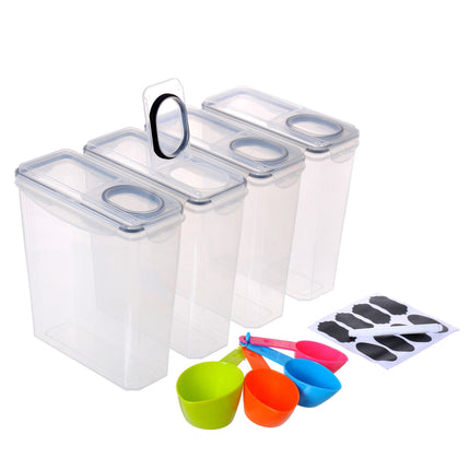 Airtight Food Storage Containers, 3.7L, 4-Pack