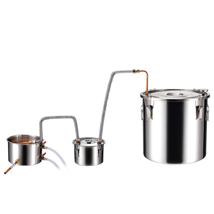 Alcohol Still 50 L, Stainless Steel, Dual Condenser, Copper Coil