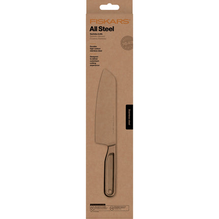 All Steel Santoku knife 17 cm