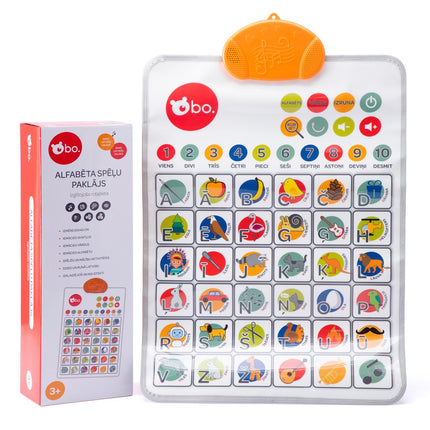 Alphabet Playmat Educational Toy for Kids - Latvian Language