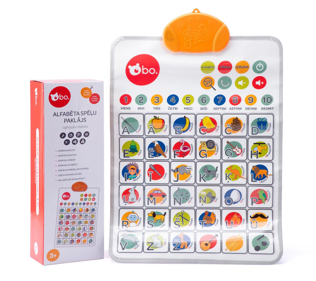 Alphabet Playmat Educational Toy for Kids - Latvian Language