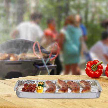 Aluminium Barbecue Trays, Set of 25
