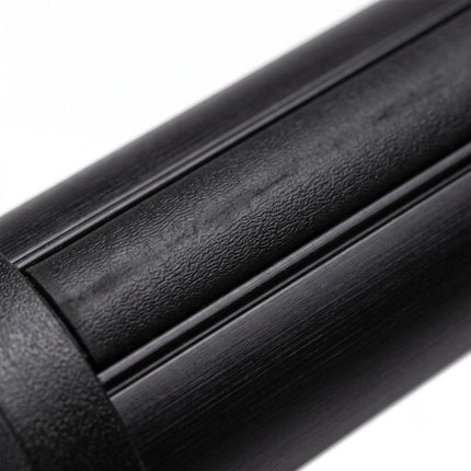 Aluminium Roof Bars for Closed Rails, Black, 124 cm