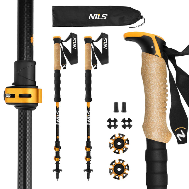 Aluminium Trekking Poles, Adjustable, Lightweight