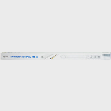 Aluminum Cable Channel, 110 cm, Wall Mountable