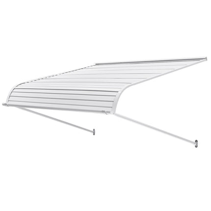 Aluminum Door Awning 48 x 42 in, Rain Sun Snow Shield