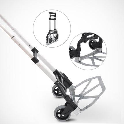 Foldable aluminum pick-up truck, 70 kg load capacity