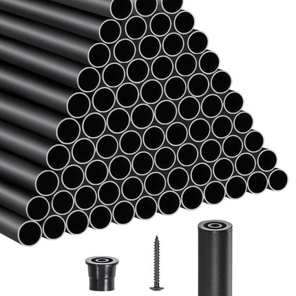 Aluminum Stair Balusters 101 Pack, 36 Inch, Matte Black