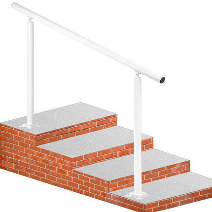 Aluminum Stair Handrail 60 In, Adjustable, 0-5 Steps