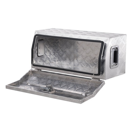 Aluminum Truck Bed Tool Box 30x13x13 In, T-Lock