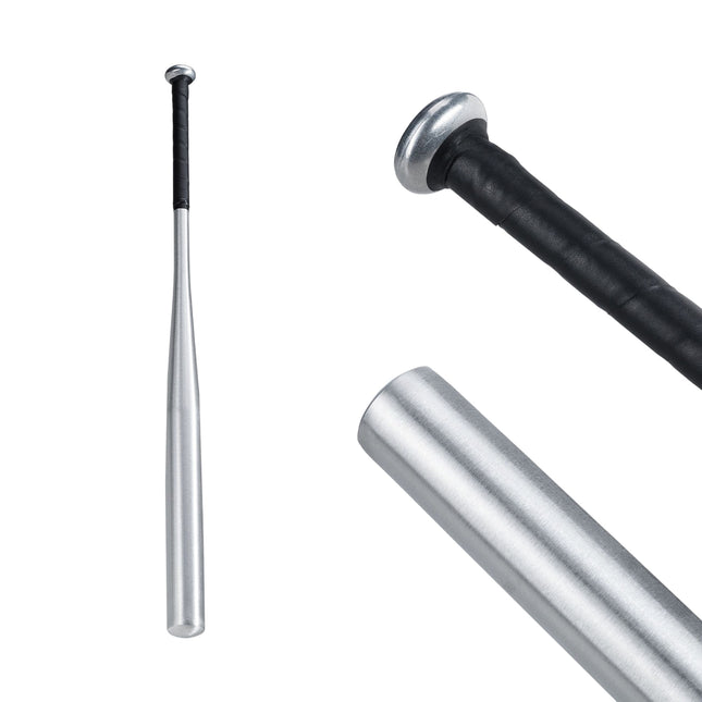 Aluminium honkbalknuppel in zilver