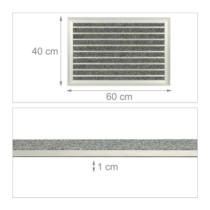 Aluminum doormat