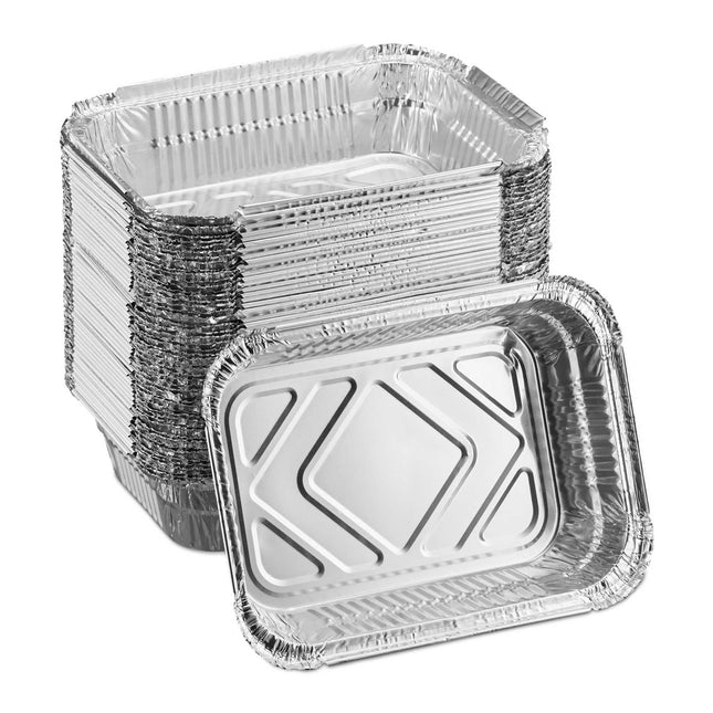 Aluminum grill tray, set of 50