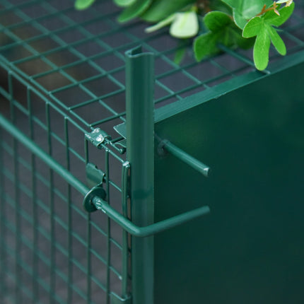 Animal trap in metal for rabbits and cats, double entrances