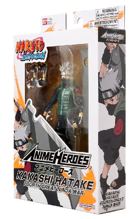 Anime Heroes Naruto Figure With Accessories, 16 Cm - Hatake Kakashi Fourth Great Ninja War