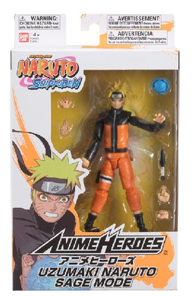 Anime Heroes Naruto Figure With Accessories, 16 Cm - Uzumaki Naruto Sage Mode