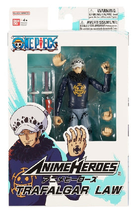 Anime Heroes One Piece Figure With Accessories, 16 Cm - Trafalgar D. Law