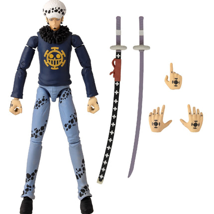 Anime Heroes One Piece Figure With Accessories, 16 Cm - Trafalgar D. Law