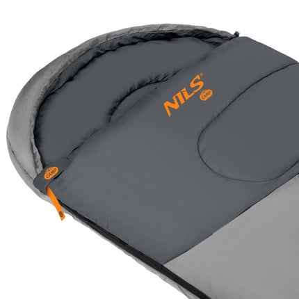 Anthracite-Orange Sleeping Bag, Size L