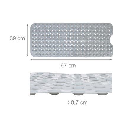 Anti-Slip Bathtub Mat with Massage Effect, Large