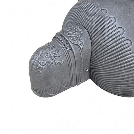 Antique Grey Wall Fountain, Cast Aluminium, XL