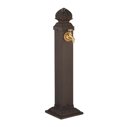 Antique Metal Garden Fountain with Tap, 81 cm