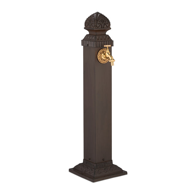 Antique Metal Garden Fountain with Tap, 81 cm