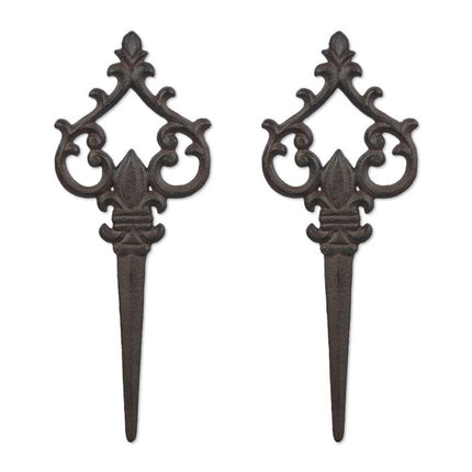 Antique garden plug set of 2