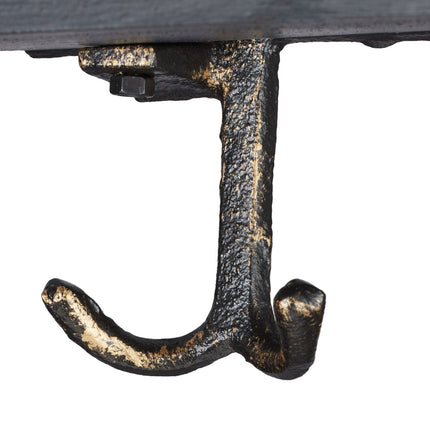 Antique keyboard with shelf