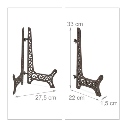Antique plate holder
