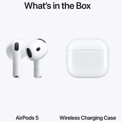 Apple AirPods 5 with Noise Cancelling and Charging Case, Up to 20 Hours, IP57