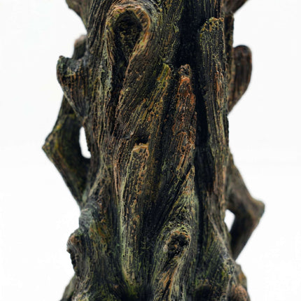 Aquarium Tree Ornament With Face, Cave Hideout, Resin