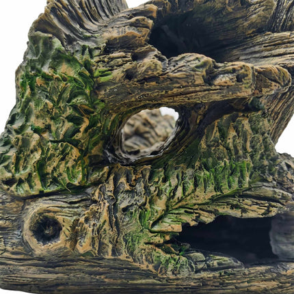 Aquarium Tree Trunk Ornament – Polyresin Hiding Cave